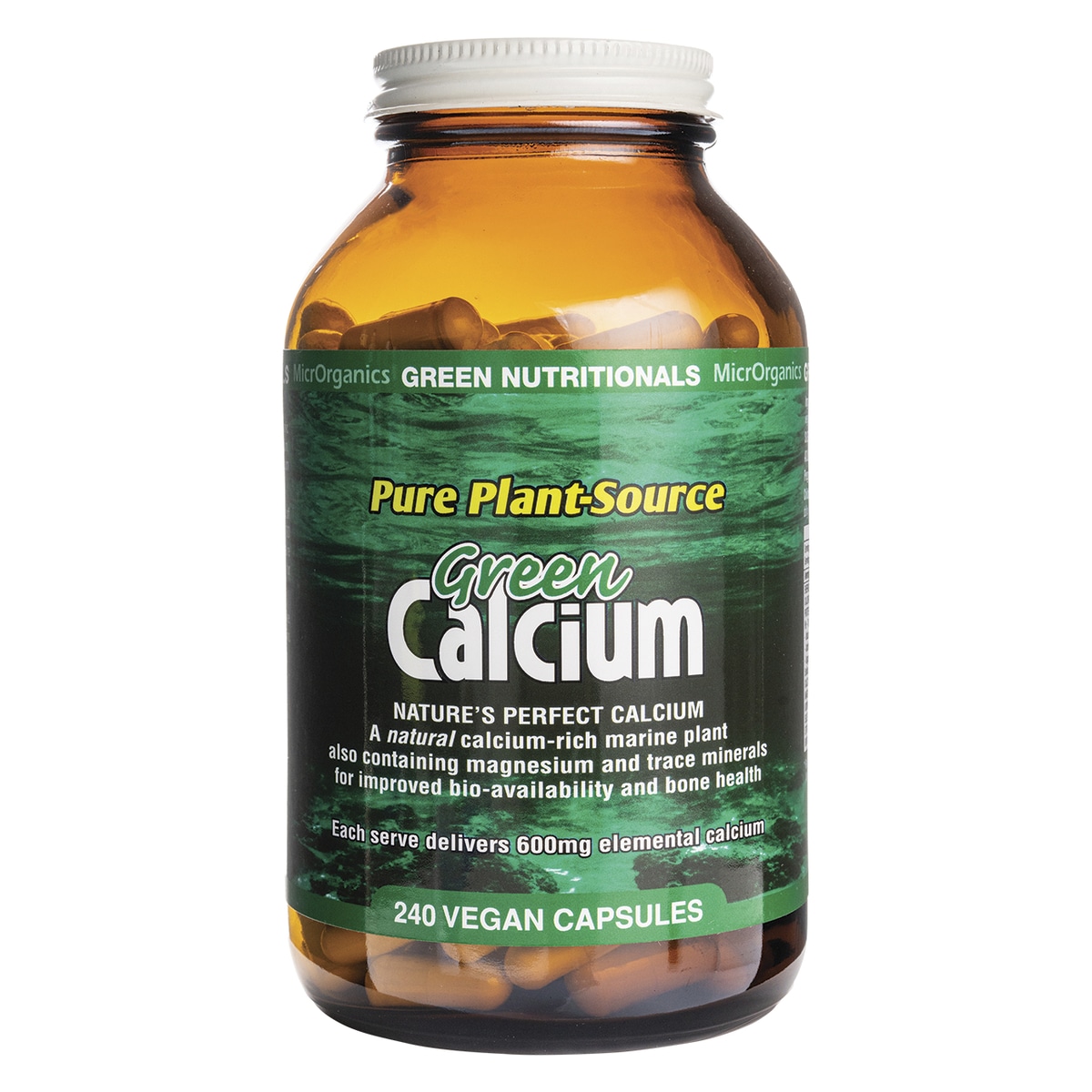 Green Nutritionals Green Calcium 240 capsules | Healthylife
