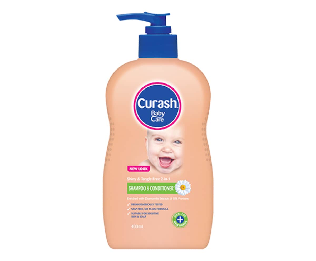 Curash Baby 2 in 1 Shampoo & Conditioner 400ml