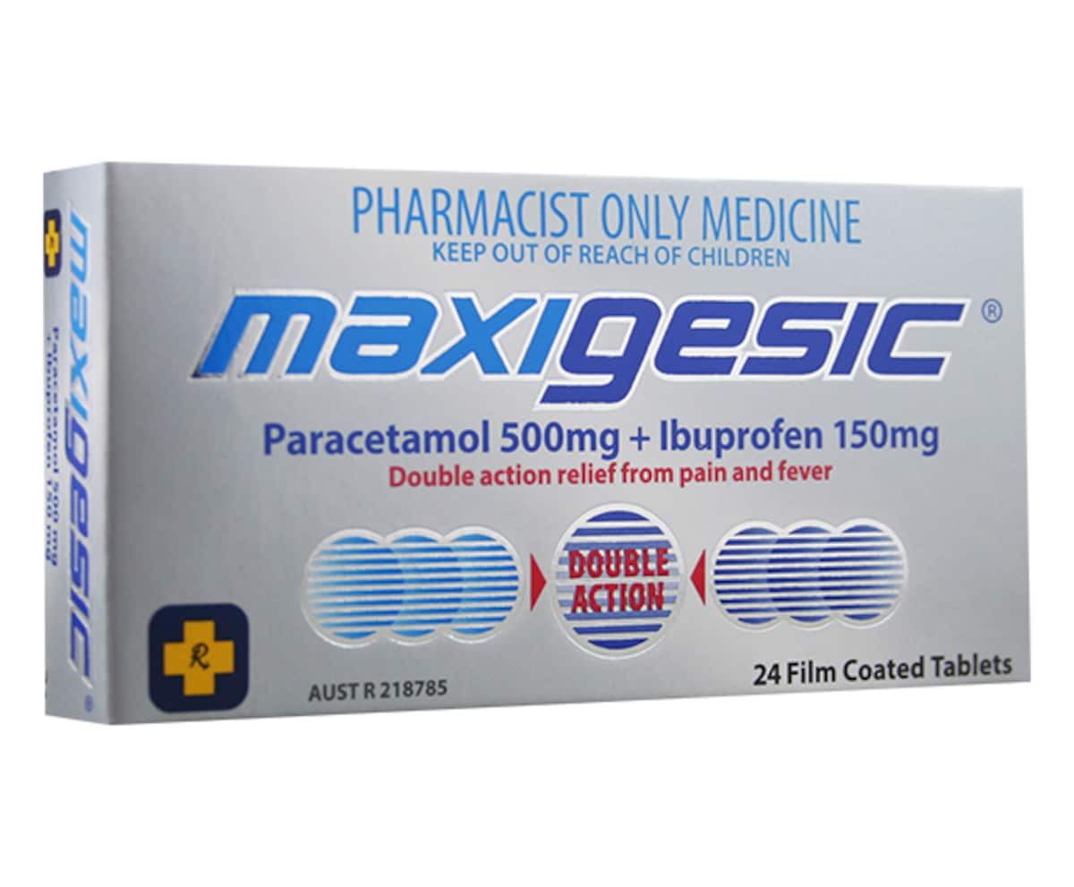 Maxigesic Double Action Pain & Fever Relief 24 Tablets