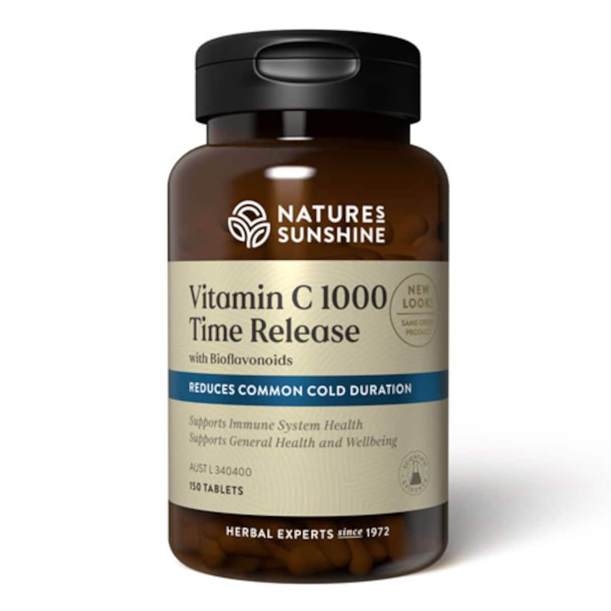 Natures Sunshine Vitamin C Timed Release 1000mg 150 Tablets | Healthylife