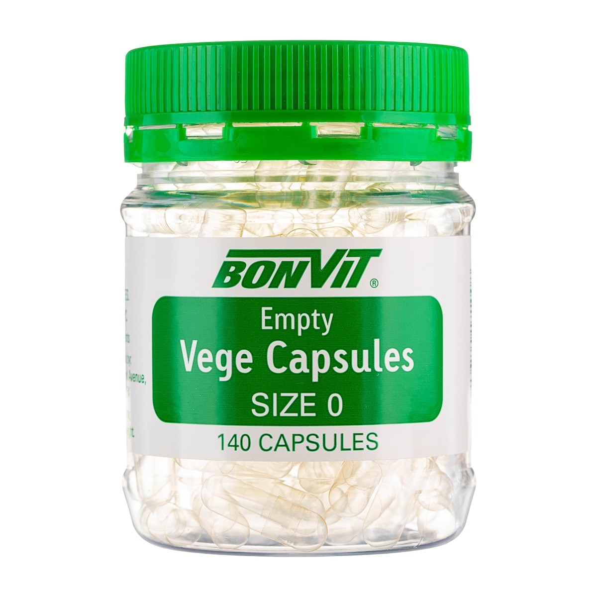 Bonvit Bonvit Size 0 Empty Vege Capsules 140 Capsules | Healthylife