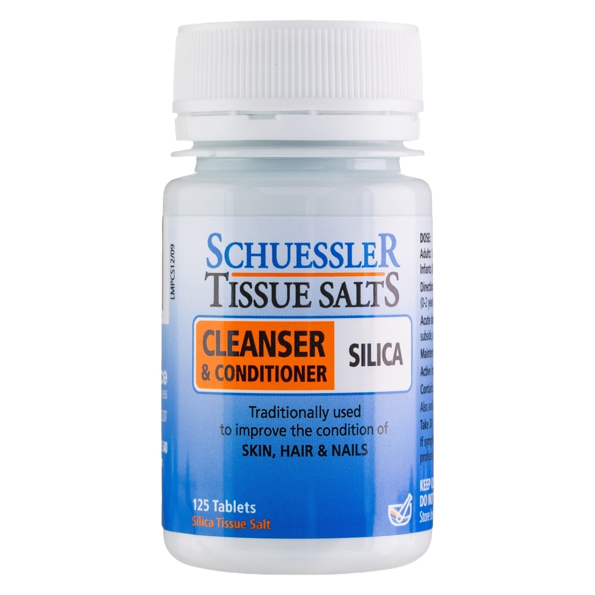Schuessler Tissue Salts Silica Cleanser & Conditioner 125 Tablets | Healthylife