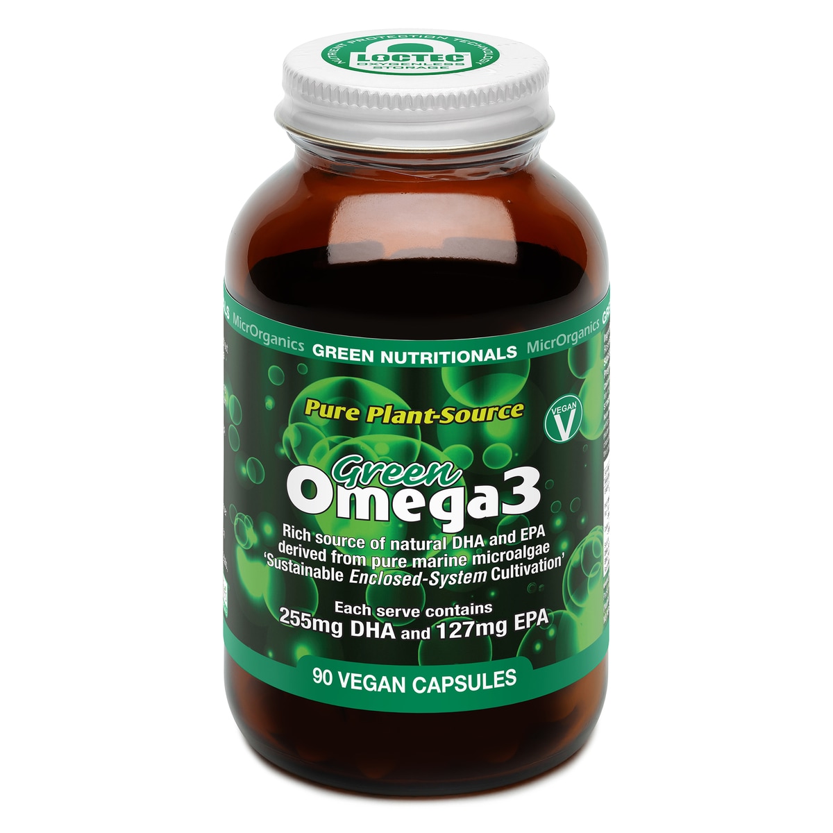Green Nutritionals Vegan Omega 3 90 Capsules | Healthylife
