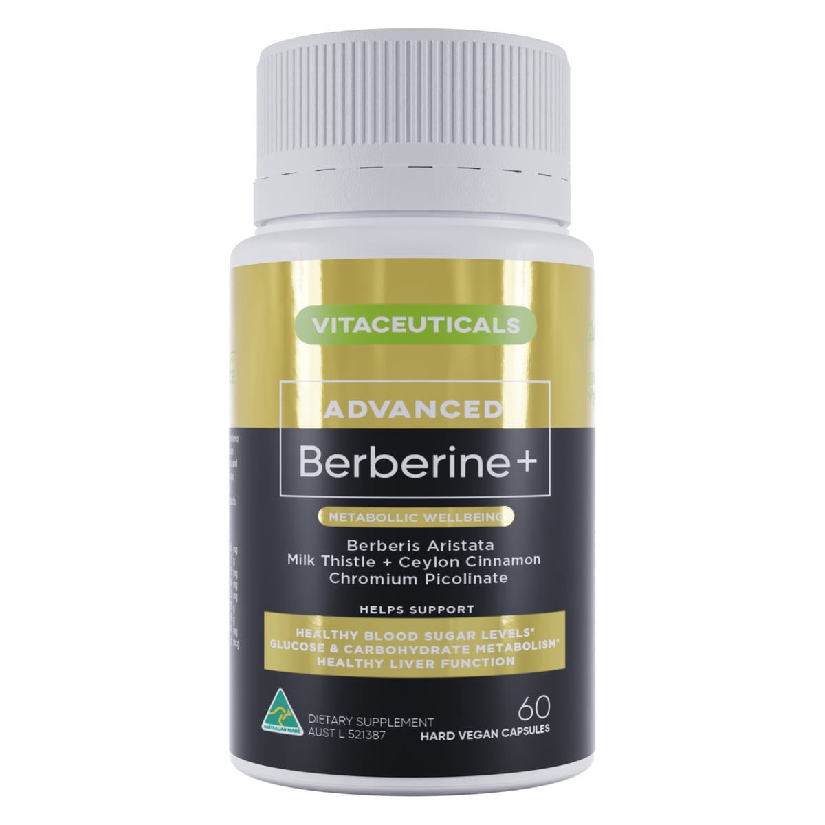 Vitaceuticals Advanced Berberine + 60 Capsules | Healthylife