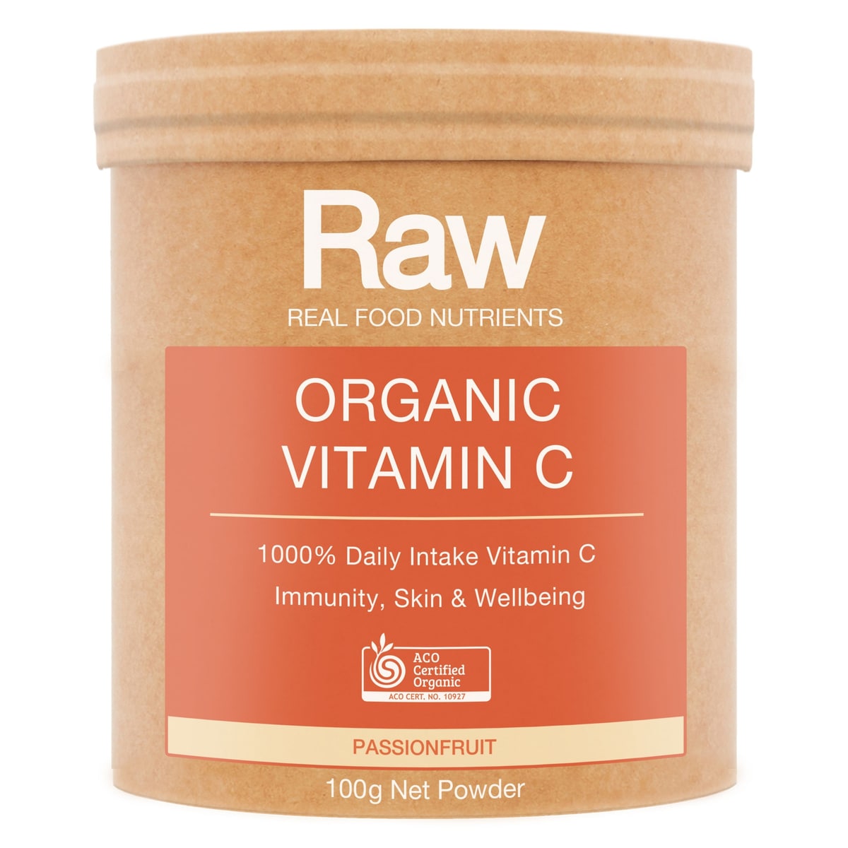 Amazonia Raw Organic Vitamin C Powder Passionfruit 100g | Healthylife