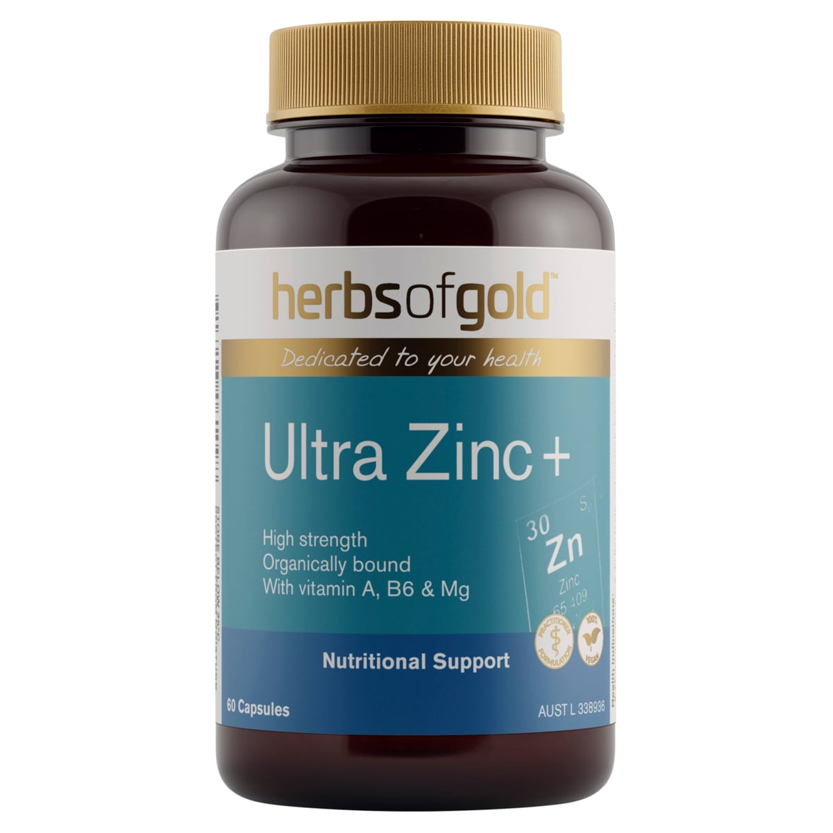 Herbs of Gold Ultra Zinc+ 60 Capsules | Healthylife