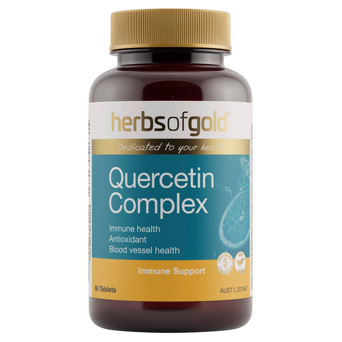 Herbs of Gold Quercetin Complex 60 Tablets | Healthylife