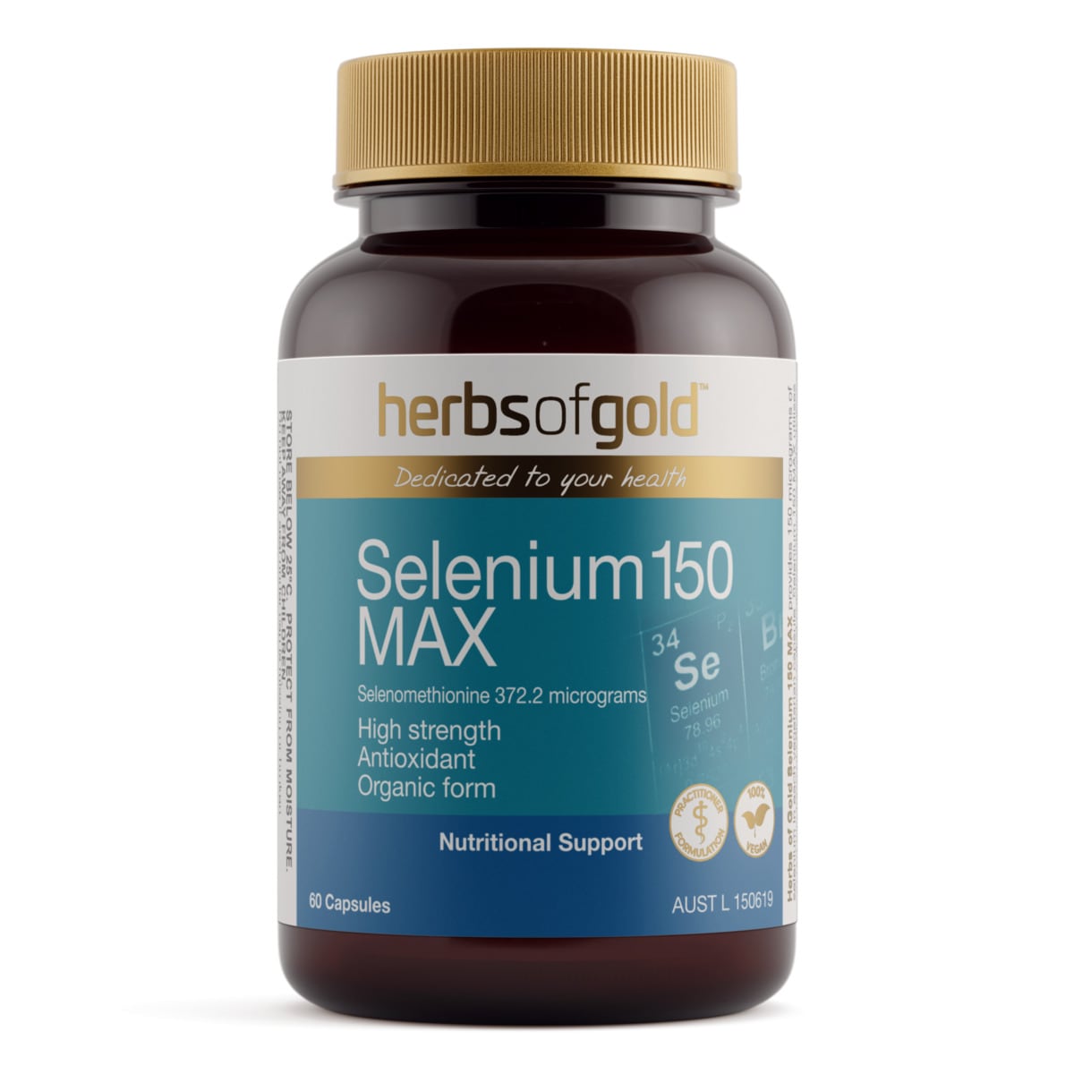 Herbs of Gold Selenium 150 MAX 60 Capsules | Healthylife