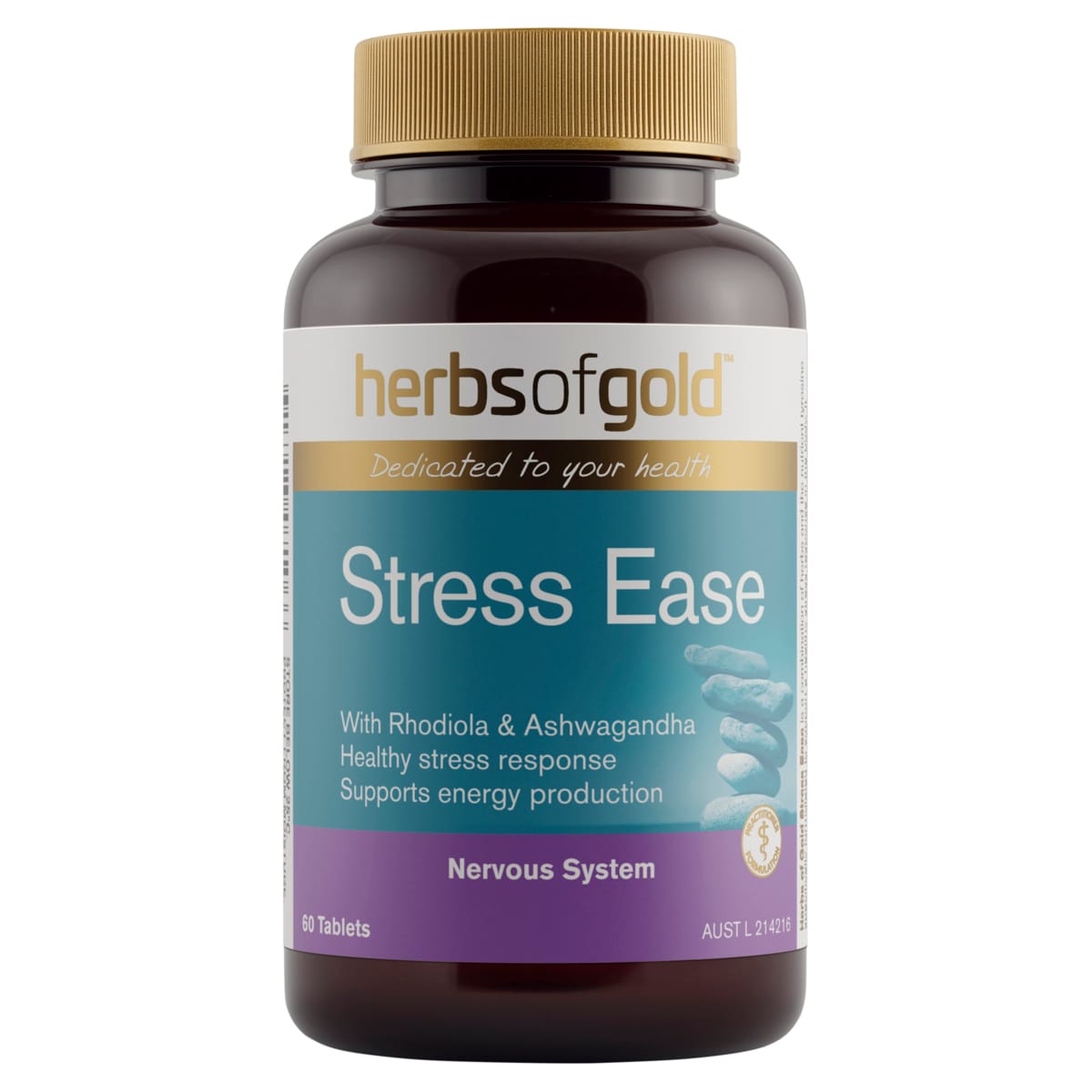 Herbs of Gold Stress Ease 60 Tablets | Healthylife