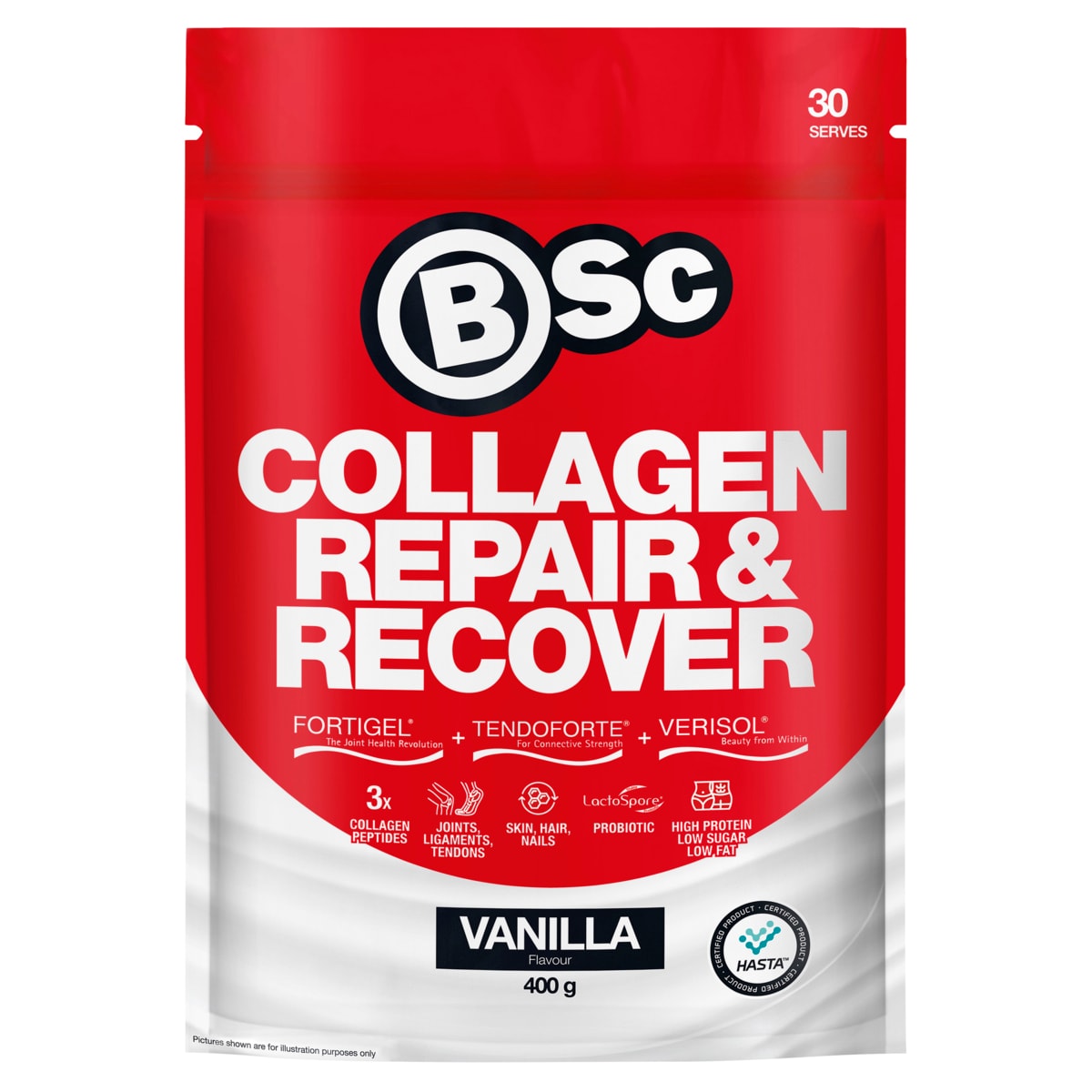 BSc Collagen Repair and Recover Vanilla 400g | Healthylife BSc Collagen Repair and Recover Vanilla 400g | Healthylife