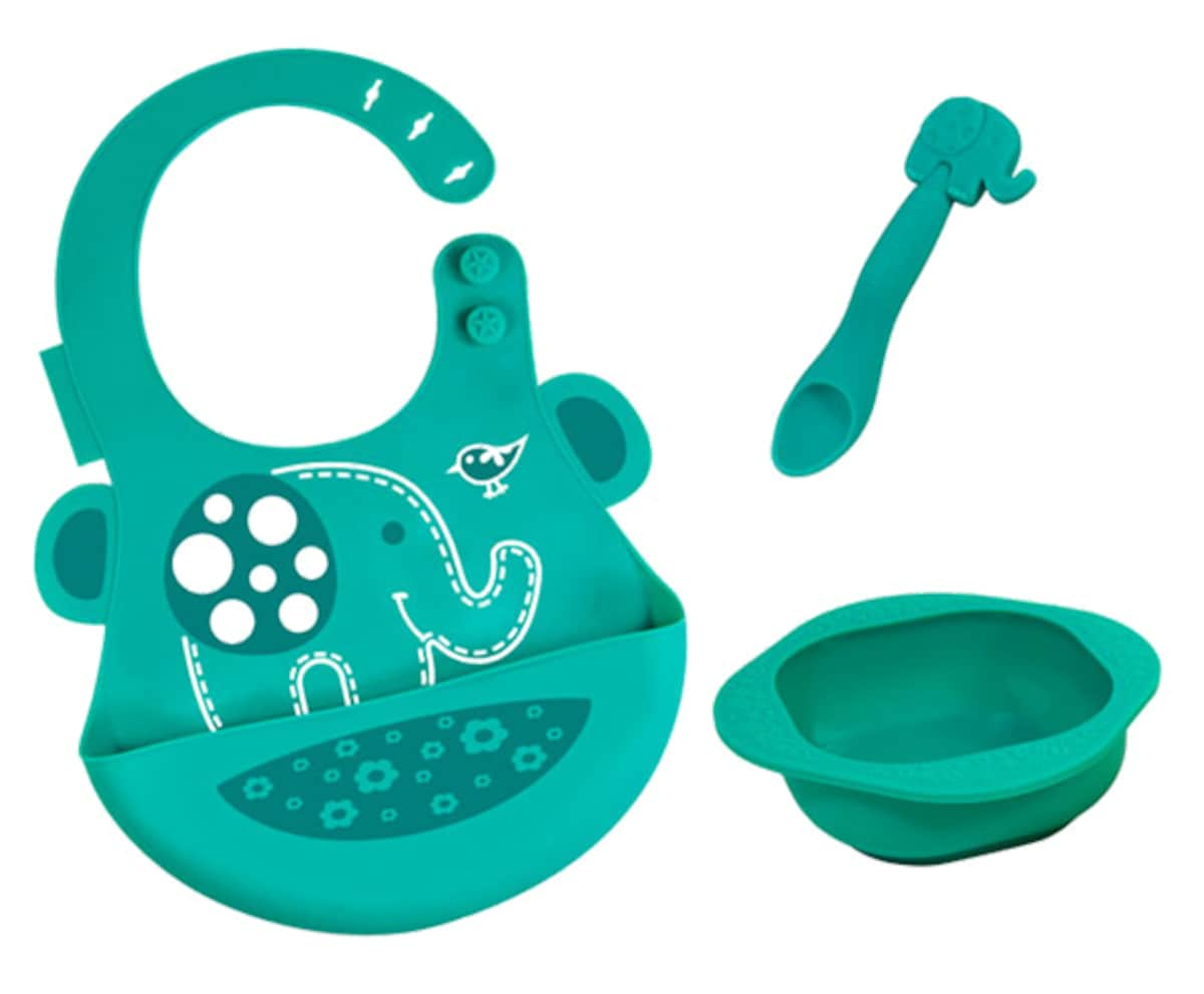 Marcus & Marcus Baby Feeding Gift Set Green