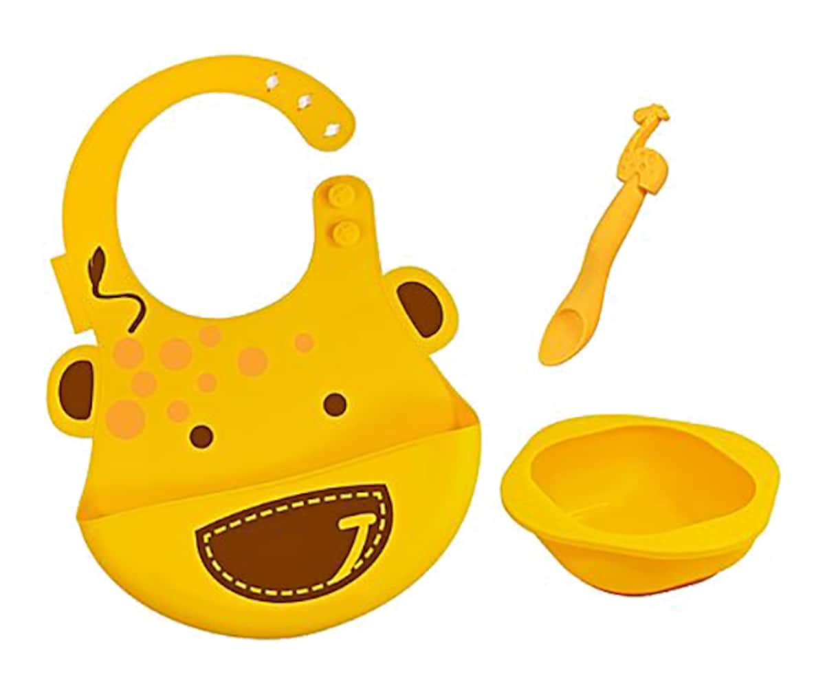 Marcus & Marcus Baby Feeding Gift Set Yellow