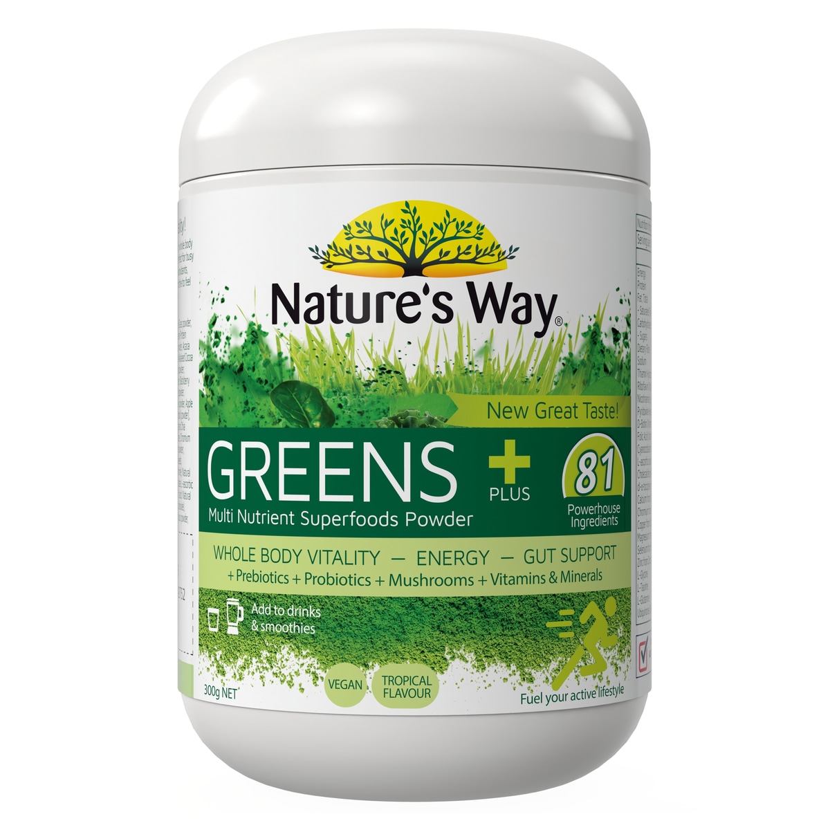 Nature's Way Green Plus Superfood Powder 300g | Healthylife Nature's Way Green Plus Superfood Powder 300g | Healthylife