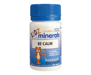 Schuessler Tissue Salts Kidz Minerals Be Calm 100 Tablets