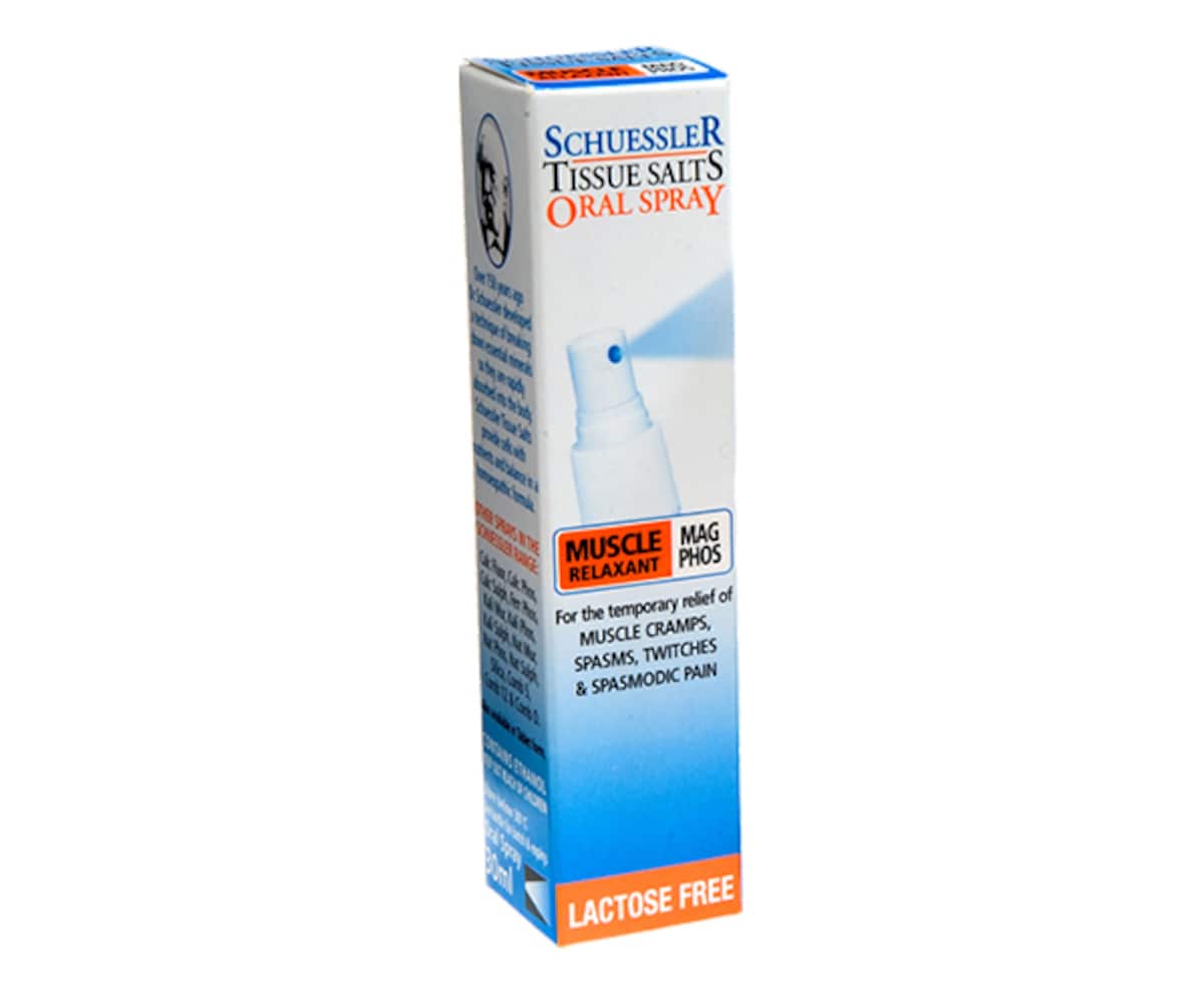 Schuessler Tissue Salts Mag Phos Muscle Relaxant Spray 30ml Australia