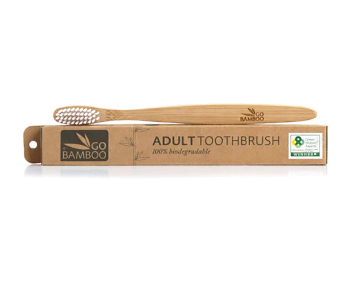 Go Bamboo Adult Toothbrush Biodegradable