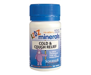 Schuessler Tissue Salts Kidz Minerals Cough & Cold Relief 100 Tablets
