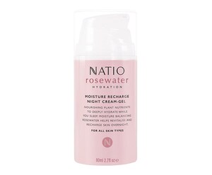 Natio Rosewater Night Cream-Gel 80ml