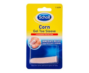 Scholl Corn Gel Toe Sleeve 1 Pack