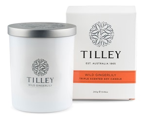 Tilley Scented Soy Candle Wild Gingerlily 240g