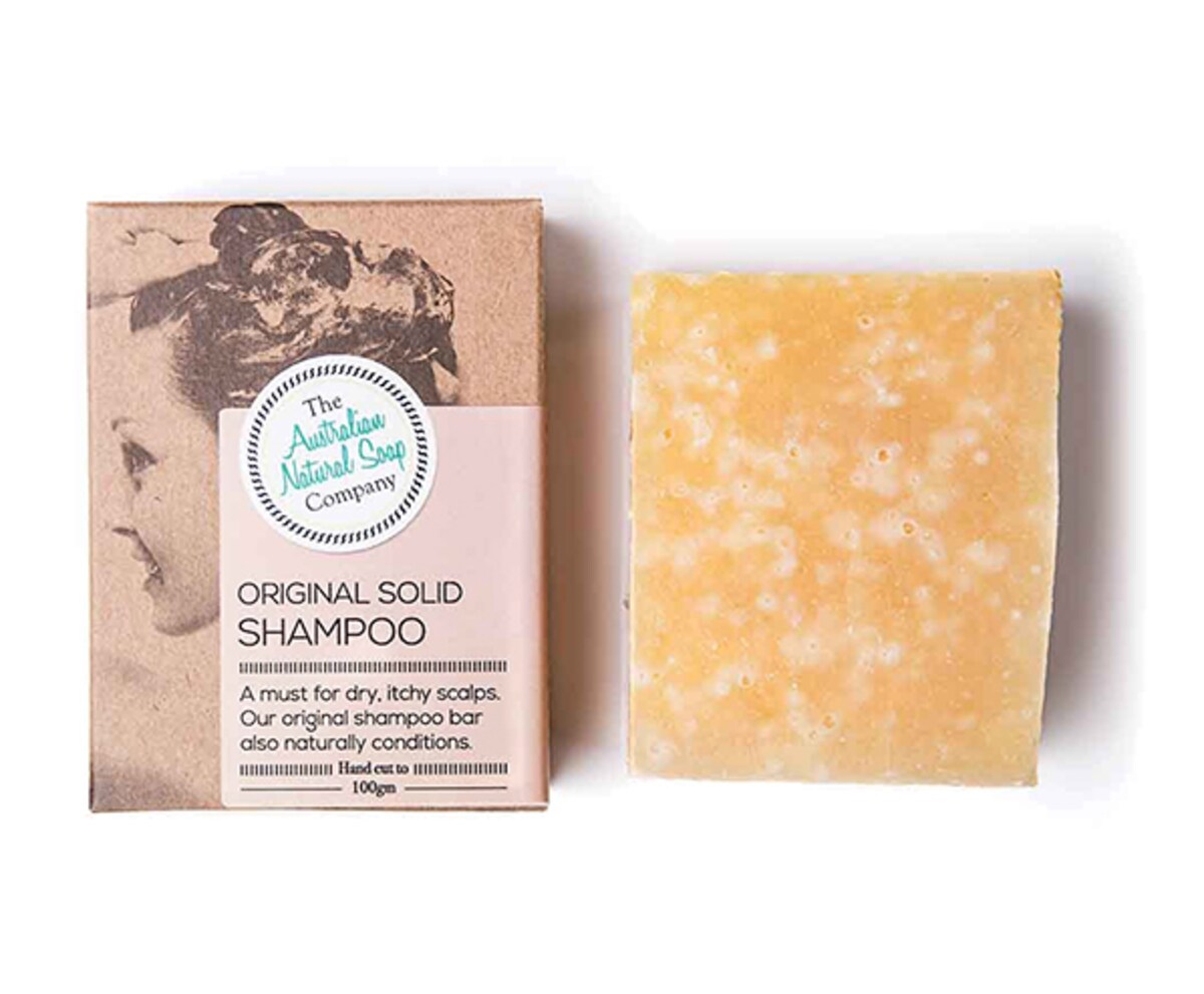 The Australian Natural Soap Company Original Solid Shampoo 100g