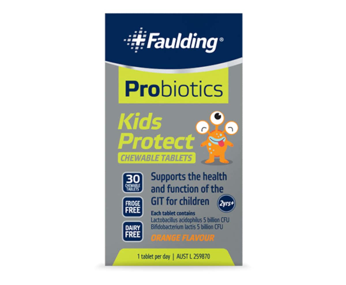 Faulding Faulding Probiotics Kids Protect 30 Chewable Tablets | Healthylife