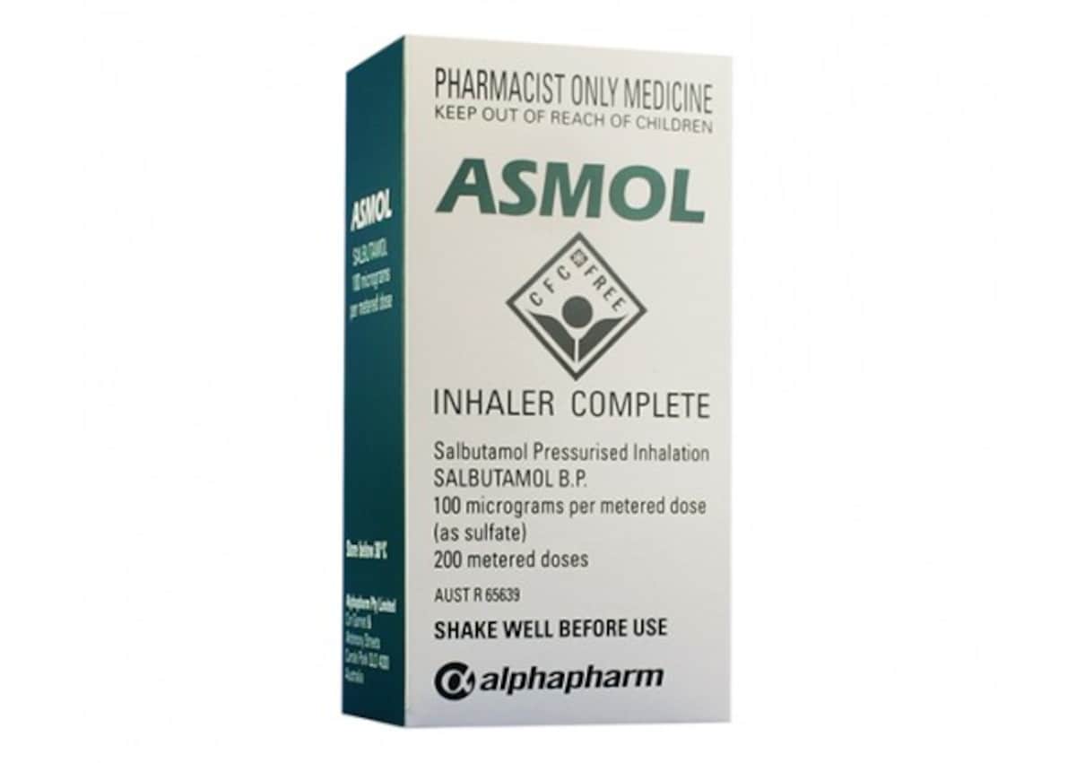 ASMOL CFC FREE MET-AERO 200 Dose 1 x 2 = 2 packs