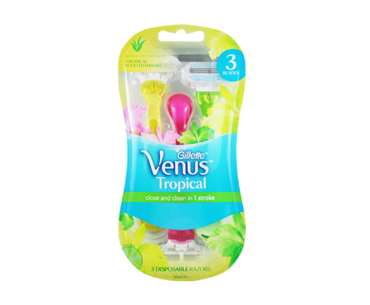 Gillette Venus Tropical Disposable Razors 3 Pack