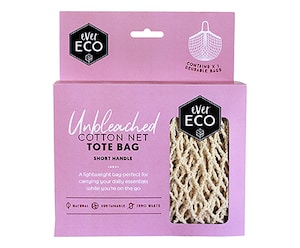 Ever Eco Tote Bag Organic Cotton Net Short Handle