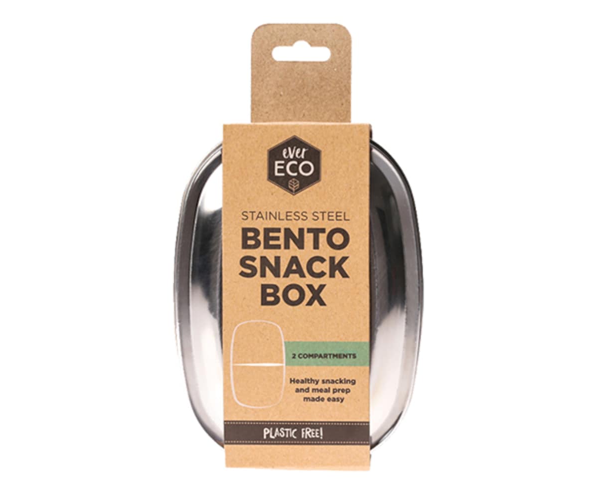 Ever Eco Bento Box Stainless Steel Two Compartment