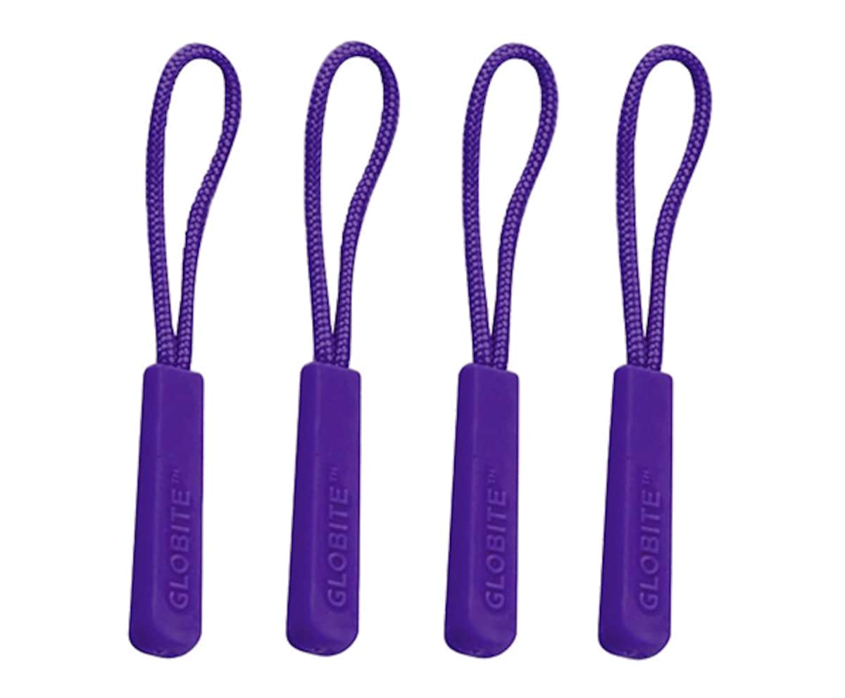 Globite Zip Puller Set Purple 4 Pack