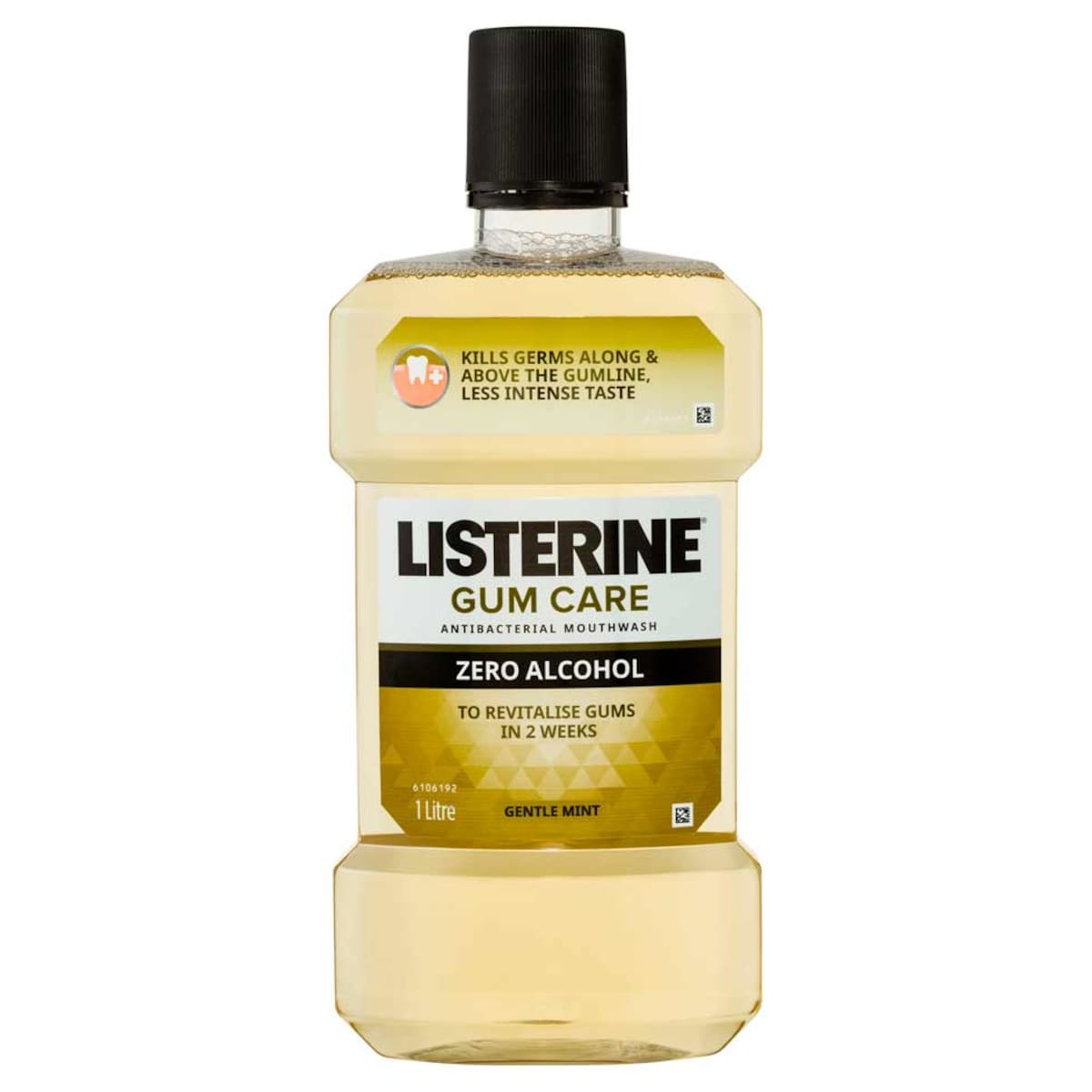 Listerine Gum Care Zero Alcohol Antibacterial Mouthwash 1 Litre