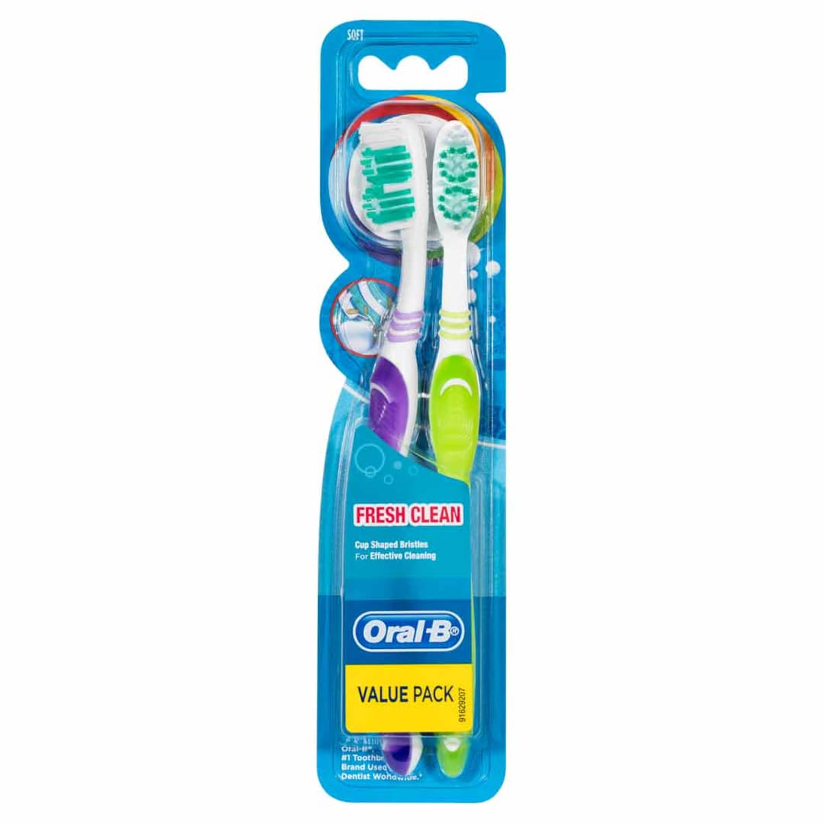 Oral B Toothbrush Fresh Clean Soft 2 Pack