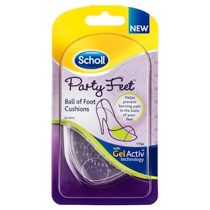 Scholl Party Feet Invisible Gel Cushions 1 Pair