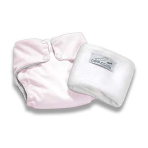 Pea Pods Reusable Nappy One Size Pastel Pink