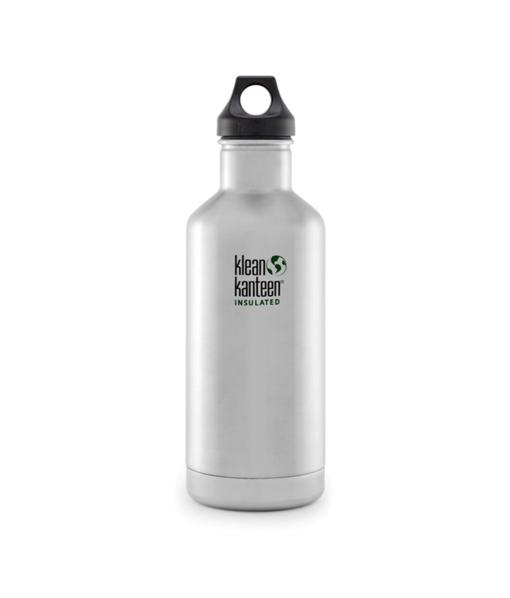 Klean Kanteen Classic Insulated 946ml Loop Cap Bottle Brushed Stainless