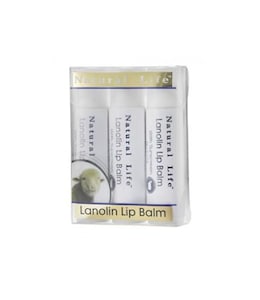 Natural Life Lanolin Lip Balm 5g x 3 Pack