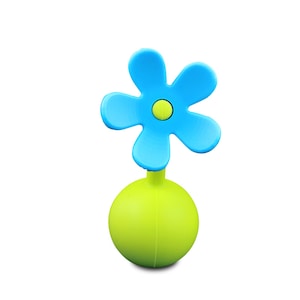 Haakaa Silicone Breast Pump Flower Stopper Blue