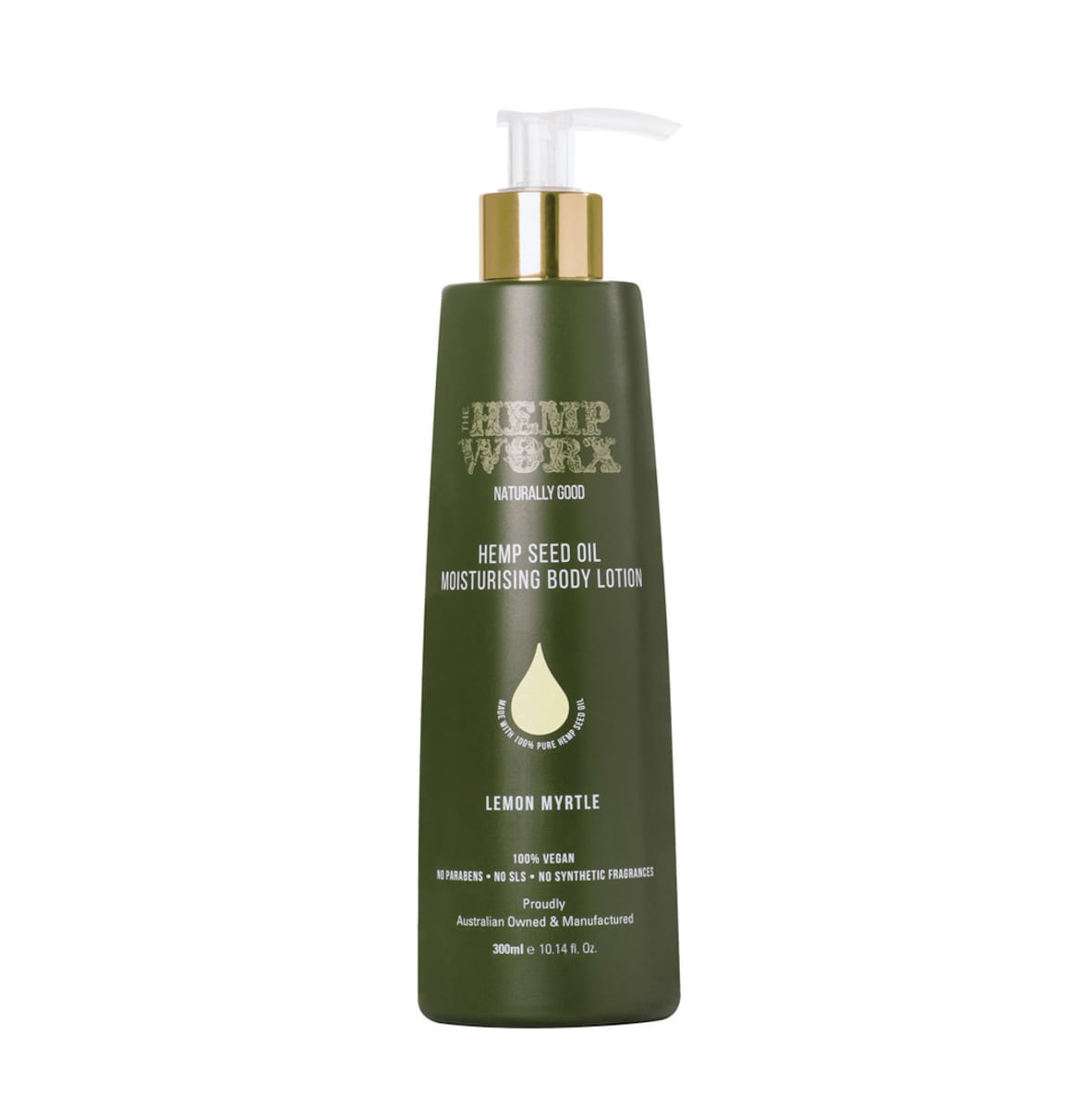 Hemp Worx Lemon Myrtle Body Lotion 300ml