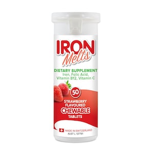 Iron Melts 50 Chewable Tablets