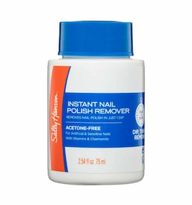 Sally Hansen Instant Nail Polish Remover Pot Acetone-Free Blue 75ml