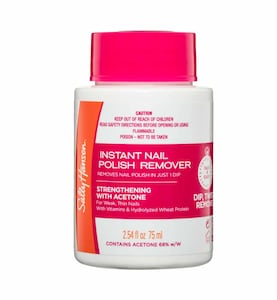 Sally Hansen Instant Nail Polish Remover Pot Strengthening Pink 75ml