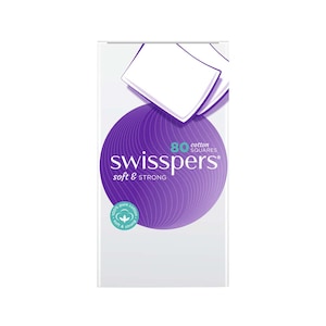 Swisspers Cotton Squares 80 Pack