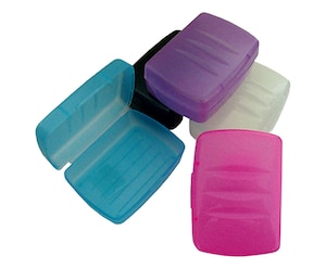 Tender Soap Box with Hinge 1 Pack Assorted Colours