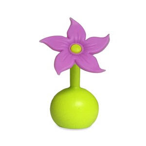 Haakaa Silicone Breast Pump Flower Stopper Purple