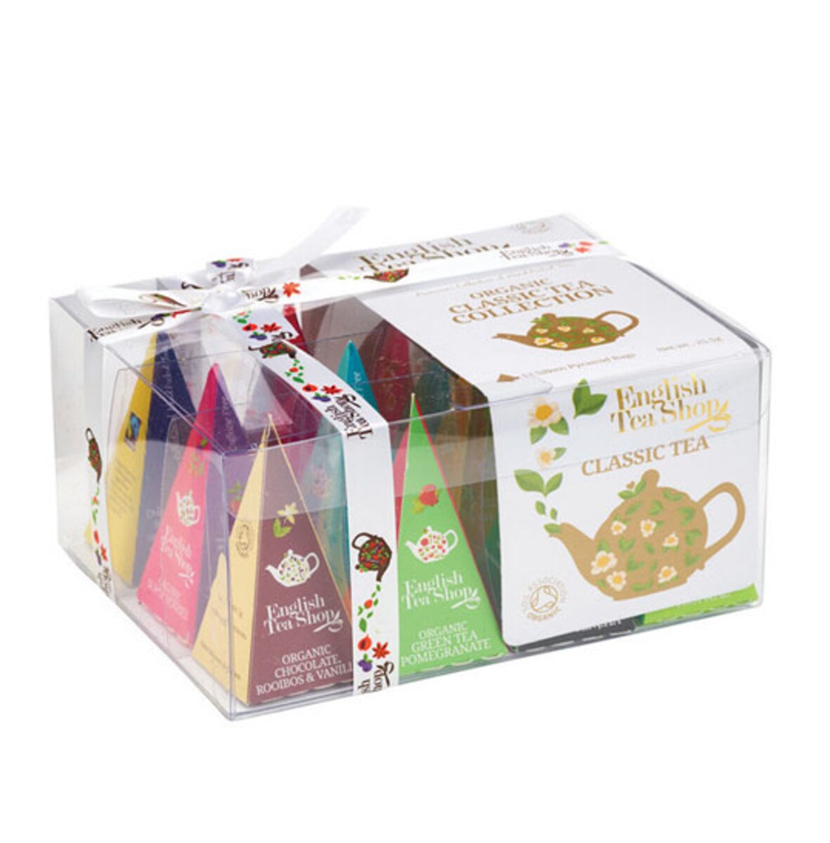 Buy English Tea Shop Organic Classic Tea Prism Pyramid Collection ...
