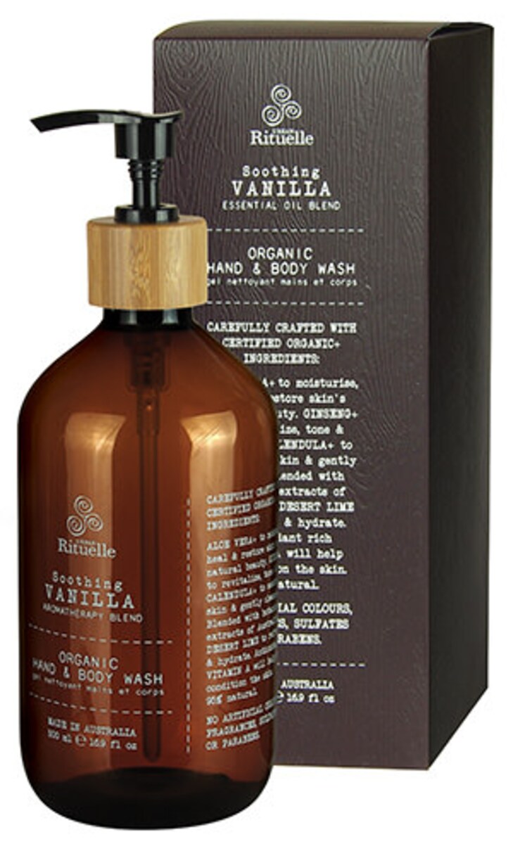 Urban Rituelle Flourish Organic Hand & Body Wash Vanilla,Lavender & Geranium 500ml
