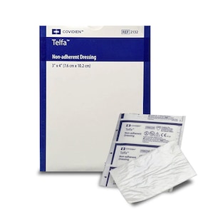 Telfa Non Adhesive Pad Dressings 7.6cm x 10.2cm Single