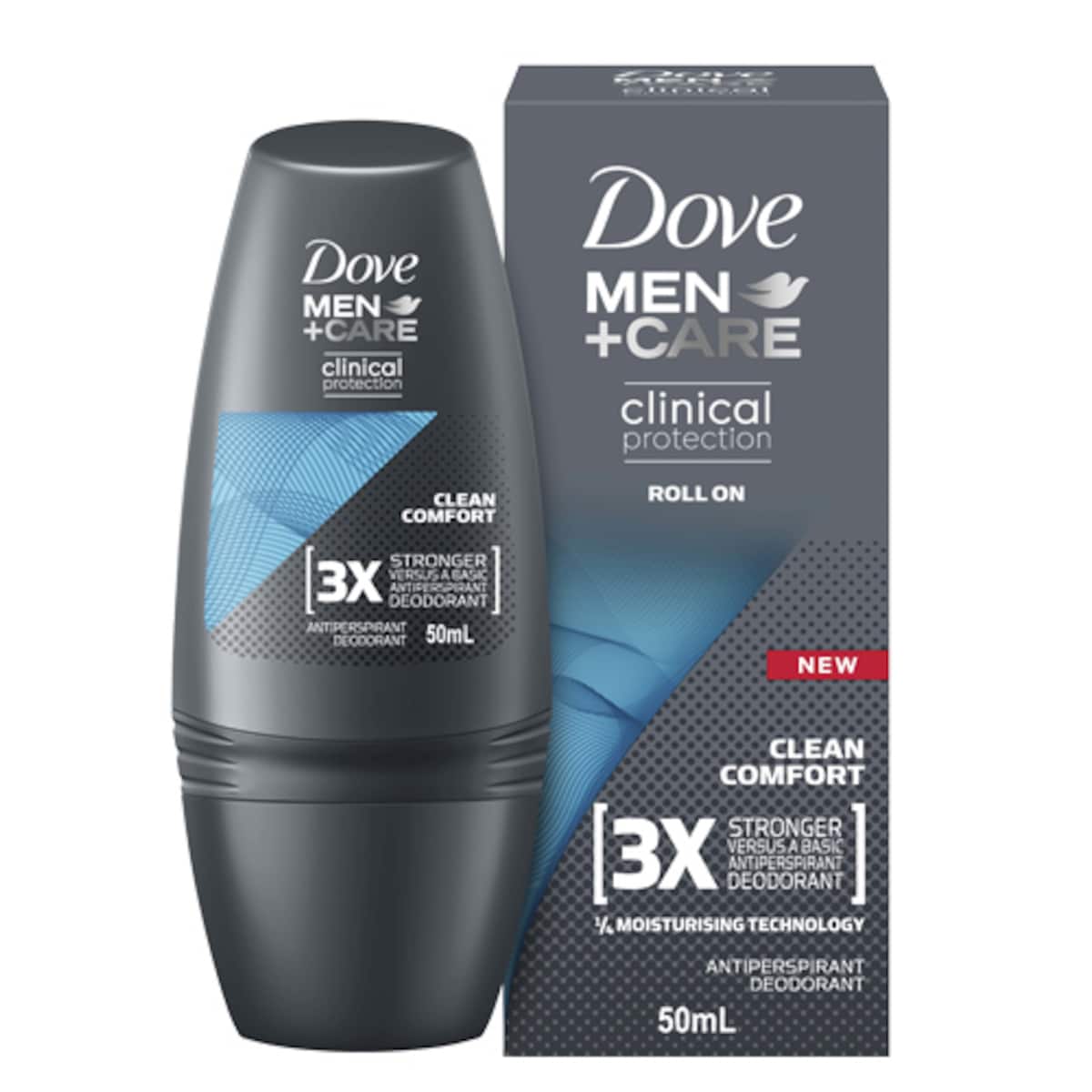 Dove Men+Care Clean Comfort Antiperspirant Roll on 50ml