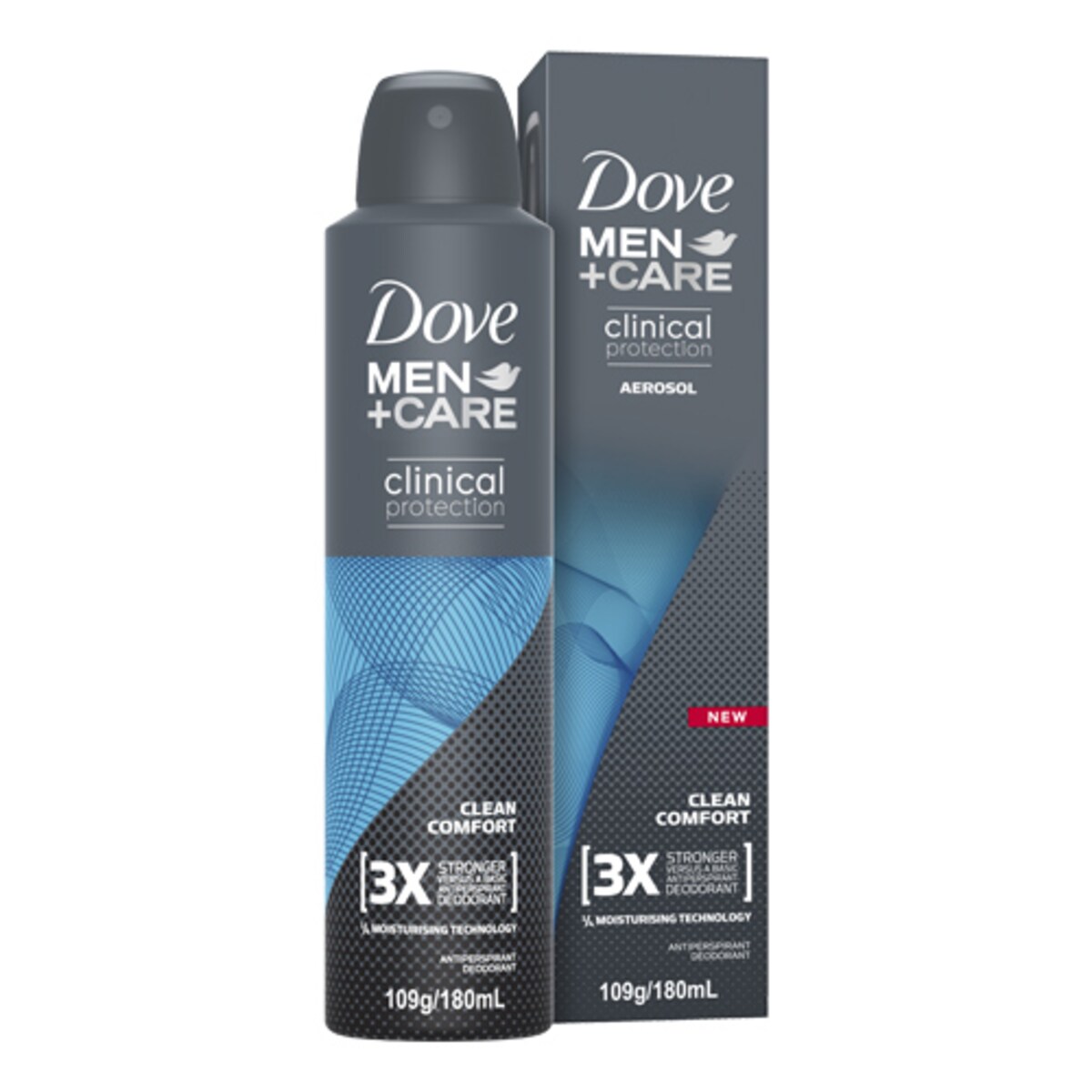 Dove Men + Care Clinical Protection Spray Clean Comfort 180ml